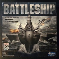 Battleship: The Classic Naval Combat Game- New Sealed Hasbro Gaming edition