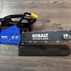 Kobalt 80-volt Max 18-in Brushless Battery Chainsaw (Battery and Charger Not Included)