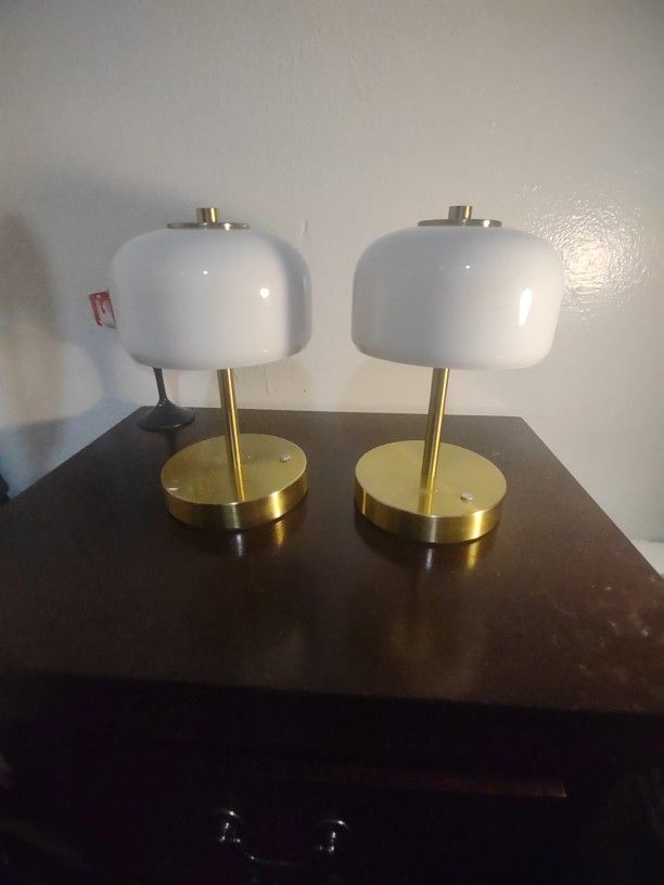 Two  Bedside Lamps 