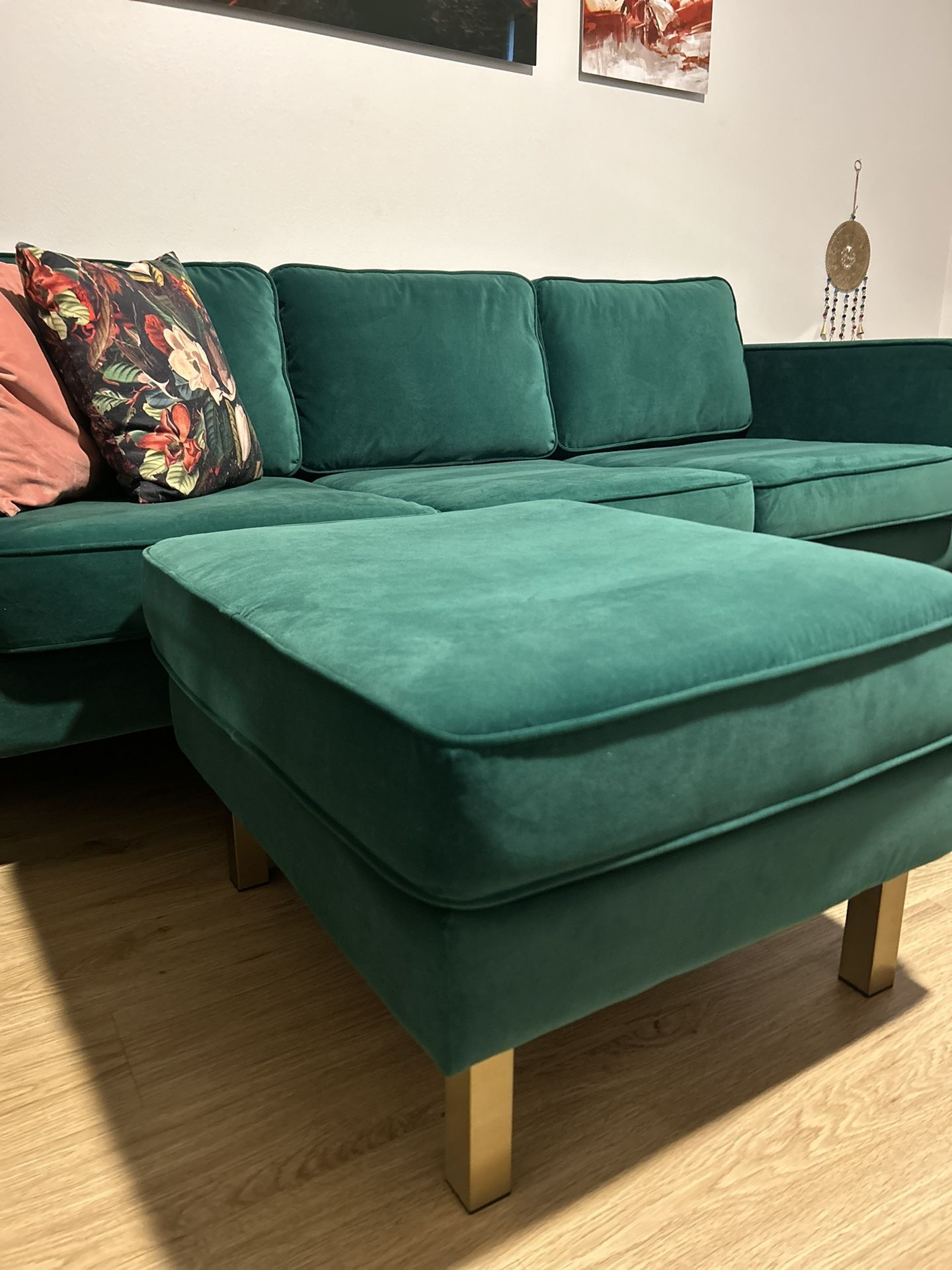 Emerald green Couch