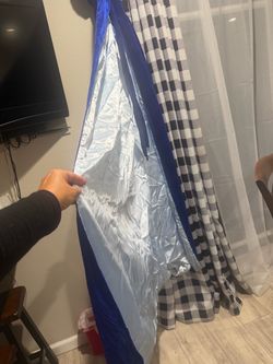 Blue Velvet and Satin Lined cape/robe