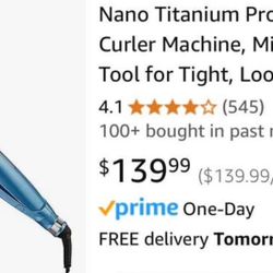 Babyliss Pro Miracurl Like New $40