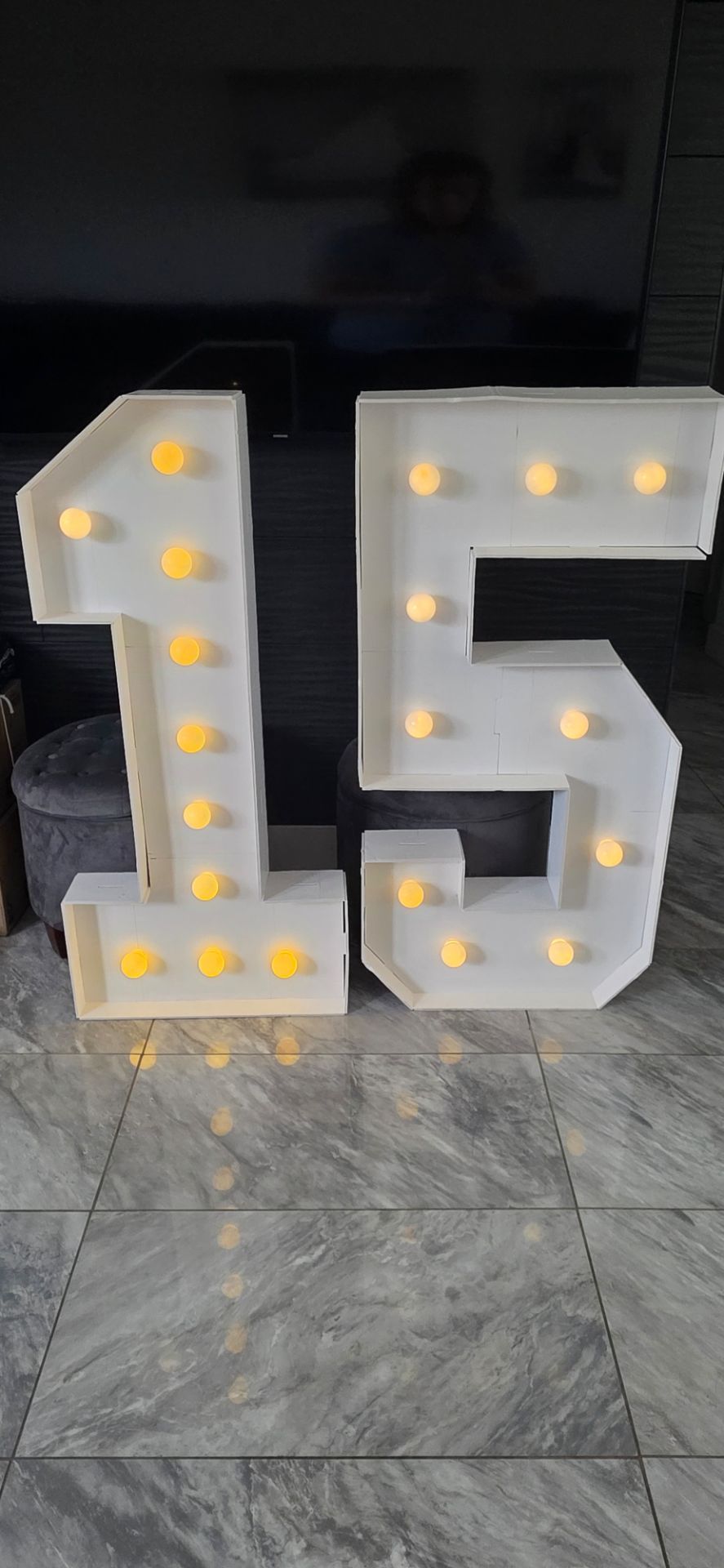 4ft Marquee foam numbers