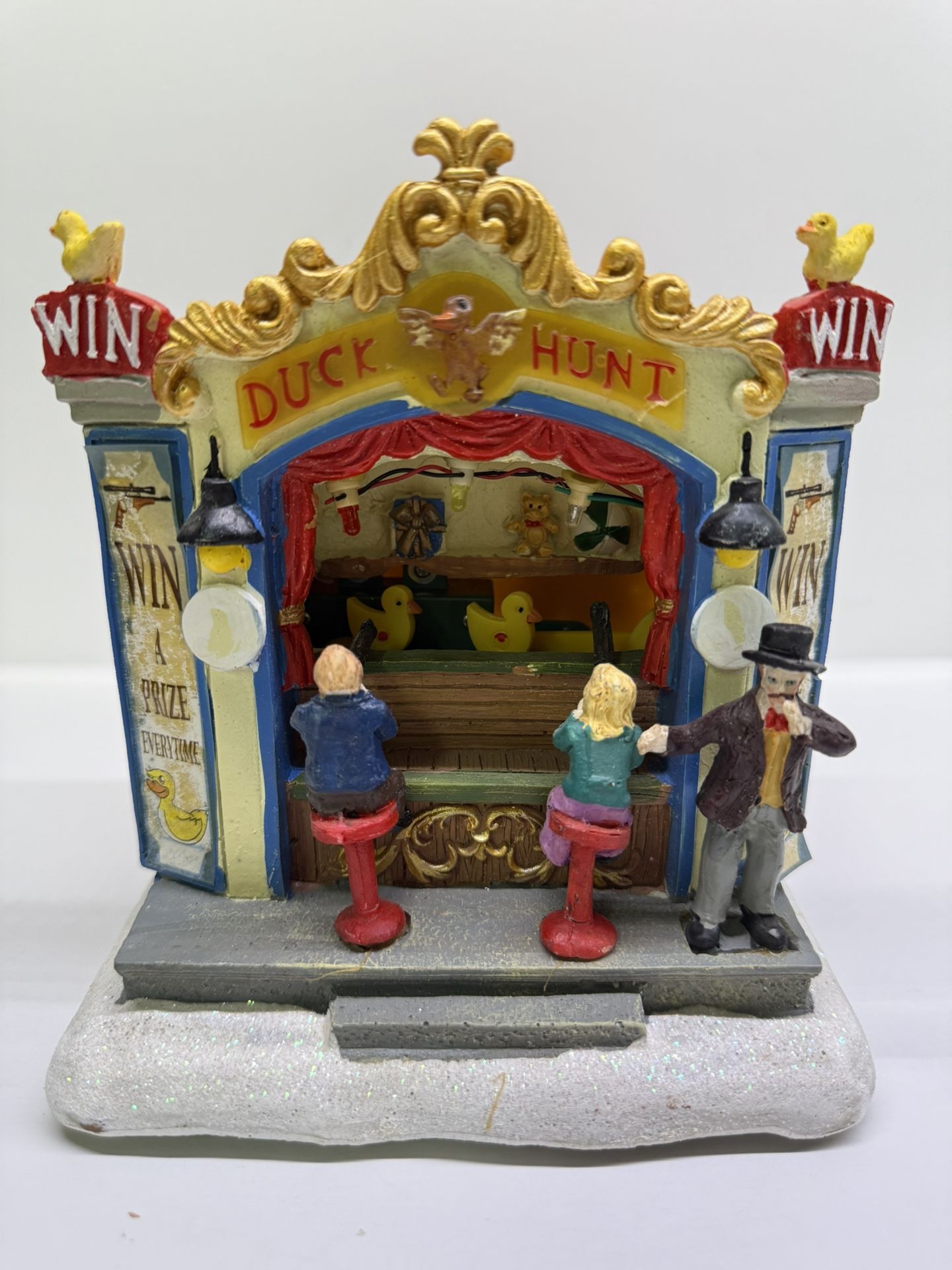 Lemax "The Duck Hunt" carnival booth Lemax Village Collection