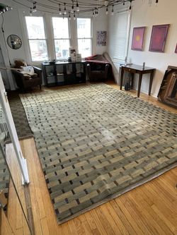 13x10 Area Rug Antique Tufenkian Tibetan Carpet.