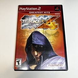 Tekken 4 Sony PlayStation PS2 Greatest Hits, TESTED & WORKING! Complete 