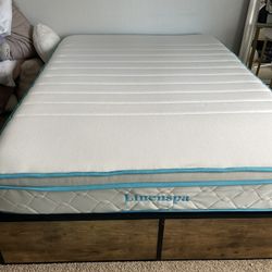 full size mattress and bed frame 