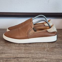 Ugg Cas Women's Leather Slip-On Shoes Size 10