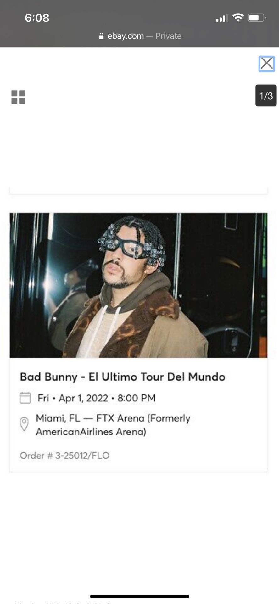 Bad Bunny Miami April 1
