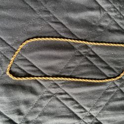 Stainless steel Gold Rope Chain Necklace