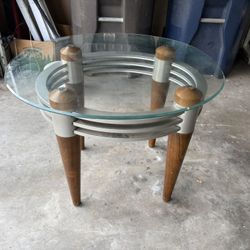 Glass Table, End Table