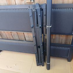 New Black Sturdy Queen Bed Frame, No Box Spring Needed.