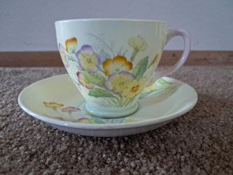 Old Royal Bone China Teacup and Saucer 