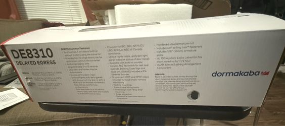 RCI DE8310 Delayed Egress Electromagnetic Lock For Single Outswing Doors