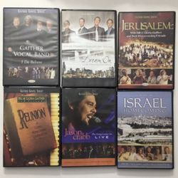 Lot Of 14 Gaither Gospel DVDs Statler Brothers Ernie Hasse Isaacs Jason Crabb Carman