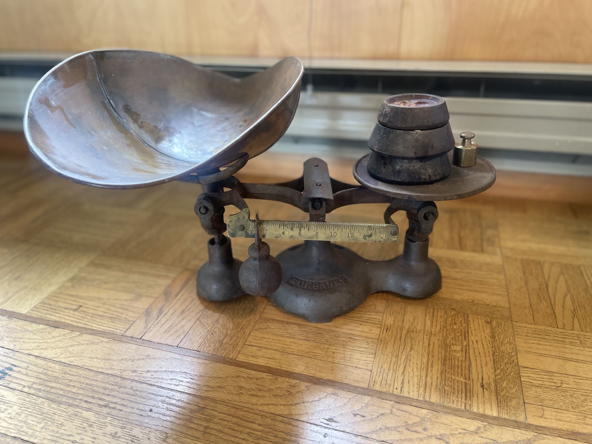 Antique Cast Iron Fairbanks Scale