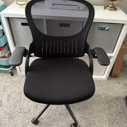 Office Chair - Gaming Chair - Ergonomic Mid-Back Mesh Rolling Work Swivel Chair with Flip-up Arms