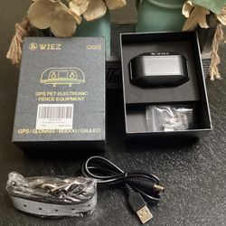 WIEZ GPS Wireless Dog Fence,Electric Dog Fence Collar, Range 65-3281ft, Adjustable New