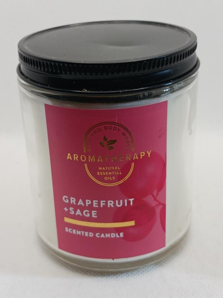 Bath & Body Works "Grapefruit Sage" Candle Net wt. 7 oz.