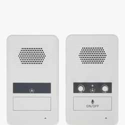 Window Speaker Intercom System, 200M Anti Interference Dual Way Window Intercom Microphone and Speaker Talk Through Glass Window, for Business Bank Ho