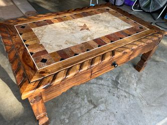 Rustic Wood Coffee Table
