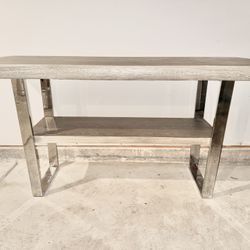 Gray Sofa Console Table