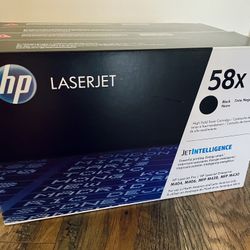 HP 58A Black Toner Cartridge For Printer Two Boxes