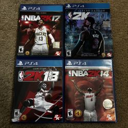 Bundle of 4 PS4 2k Games