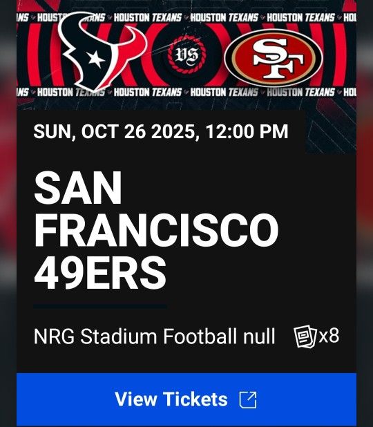 Texans Vs San Francisco 