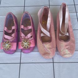 Disney Dress Up Shoes Aurora And Rapunzel 