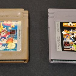 NINTENDO GAMEBOY GAMES - BALLOON KID & SOCCER 