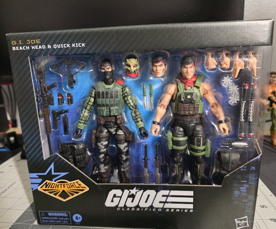 Gi Joe Classified Beach Head & Quick Kick