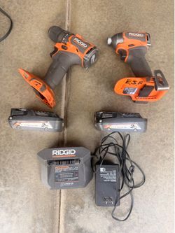 Rigid drills , batteries & charger