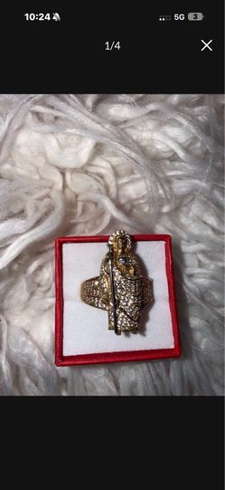 San judas Gold Ring
