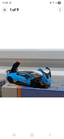 Hotwheels pop race 1/64 lamborghini sto