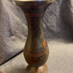 Vintage Vase Brass 