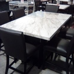 Dining Set Table And Six Chairs Brand New.$49 down same day delivery available 