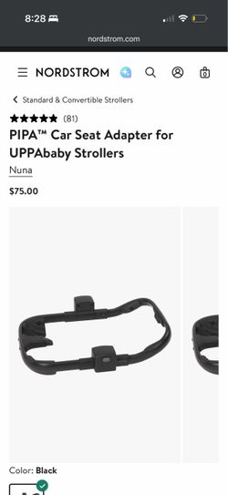 Nuna car seat adapter