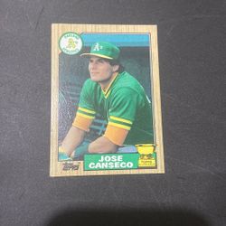 87 Topps. Jose Canseco RC  #620