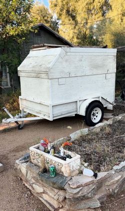 8foot homemade Enclosed Utility Trailer