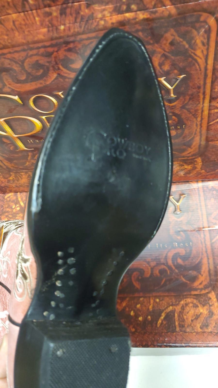 NEW REAL LEATHER LADIES COWBOY BOOTS AVAILABLE IN SIZE  5 , 5.5 , 7 , 9.5 , 10