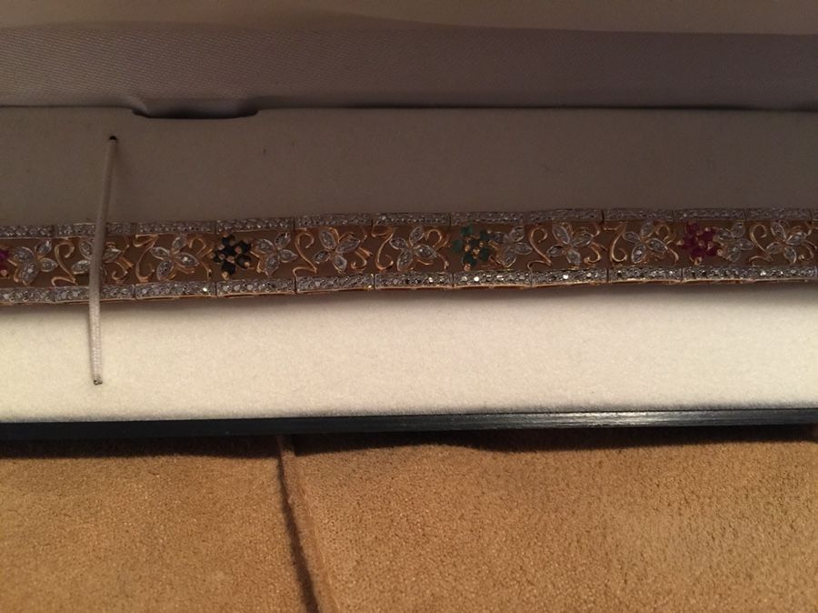 Bracelet with Gemstones and CZ
