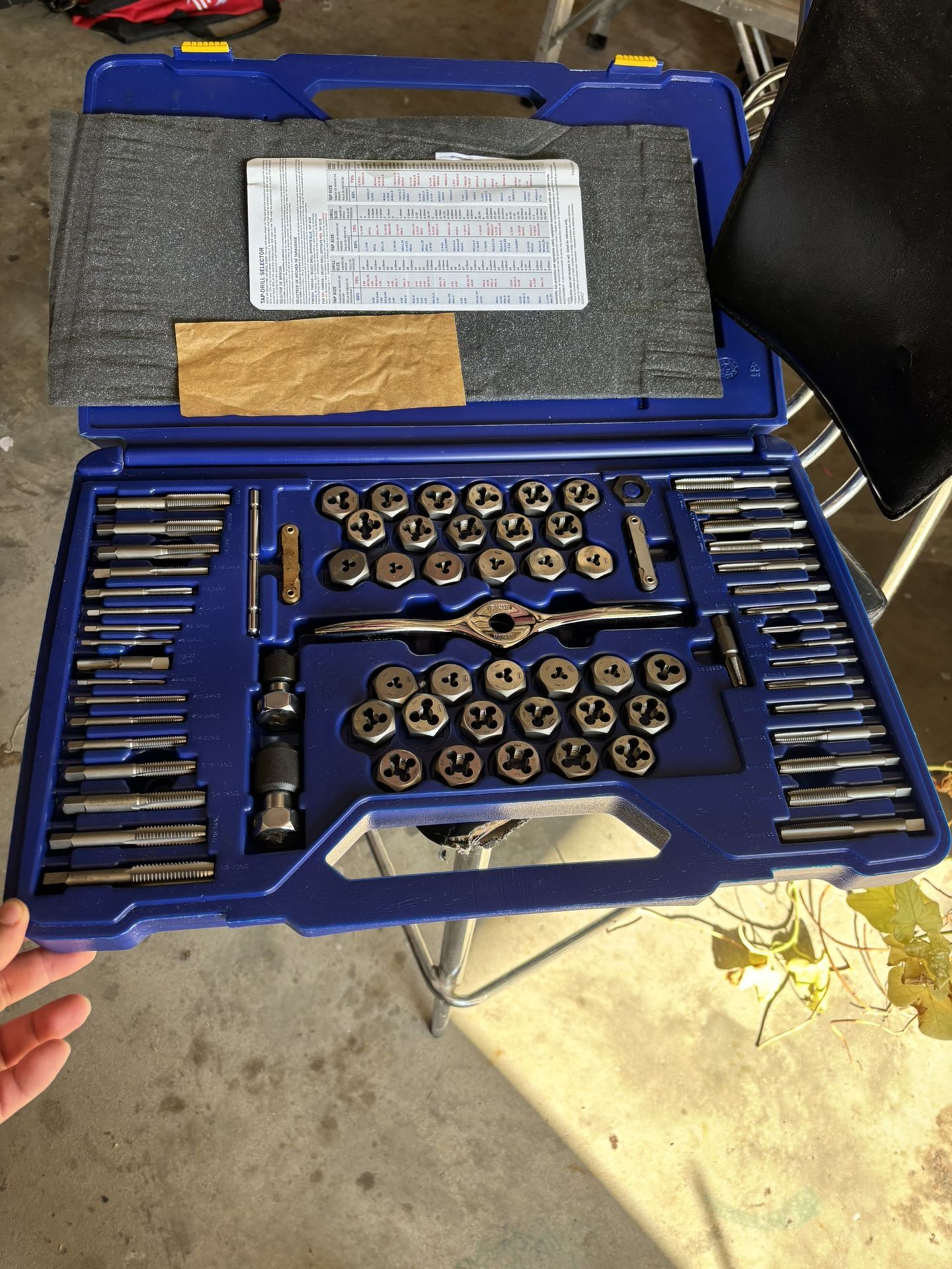 Irwin Hanson 75 Piece Tap & Die Set Model 1813816