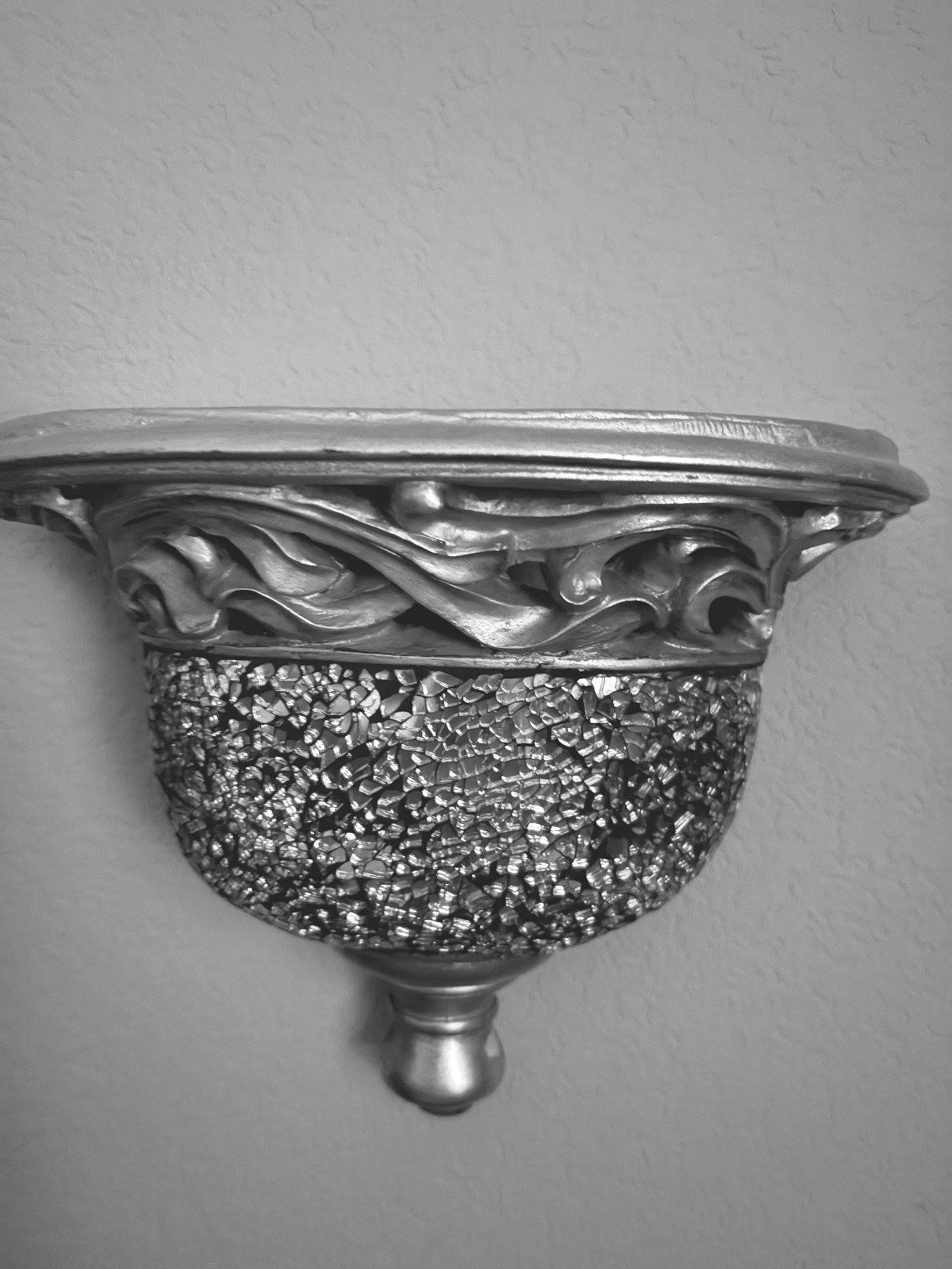 2 Mosaic Silver Shelves