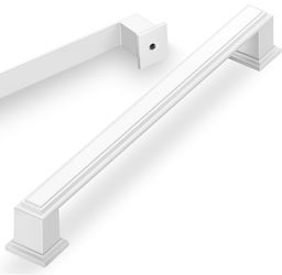 11 Pack 7.5 Inch(192mm) Hole Center Matte White Modern Cabinet Pulls Kitchen Cabinet Handles Kitchen Cabinet Hardware Timeless Drawer Pulls for Dresse