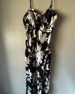 Long flower dress