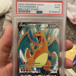 Pokemon Graded Charizard Graded 9 