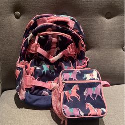 Pottery Barn Kids Horse Backpack And Lunchbox for Sale in Palos Hills IL OfferUp