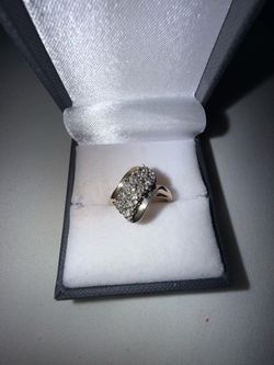Diamond Cluster Ring