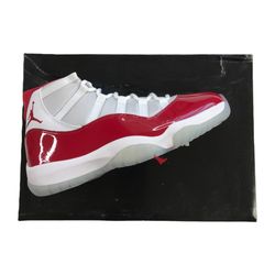 SIZE 10 - JORDAN 11 CHERRY RED XI RETRO NIKE AIR JUMPMAN CT8012-116 *RIGHT SHOE ONLY*